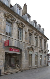 Façade antérieure : détail de la partie droite. © Région Bourgogne-Franche-Comté, Inventaire du Patrimoine