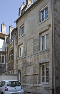 deuxième logis secondaire, façade postérieure : de trois quarts droit. © Région Bourgogne-Franche-Comté, Inventaire du Patrimoine