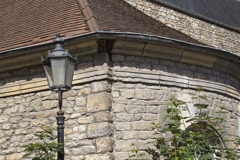 Fabrique de jardin : détail de la corniche du toit. © Région Bourgogne-Franche-Comté, Inventaire du Patrimoine