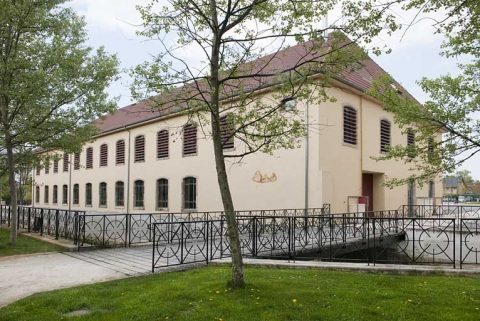 Vue de trois quarts de l'atelier de filature nord. © Région Bourgogne-Franche-Comté, Inventaire du patrimoine