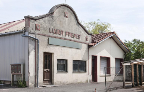 Pignon de l'atelier de fabrication originel. © Région Bourgogne-Franche-Comté, Inventaire du patrimoine