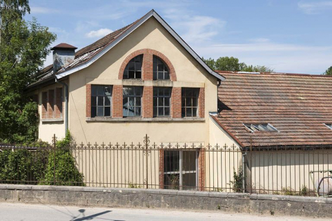 Pignon sud d'un bâtiment industriel (atelier ?). © Région Bourgogne-Franche-Comté, Inventaire du patrimoine