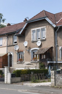 Logement ouvrier P. Détail de la façade. © Région Bourgogne-Franche-Comté, Inventaire du patrimoine