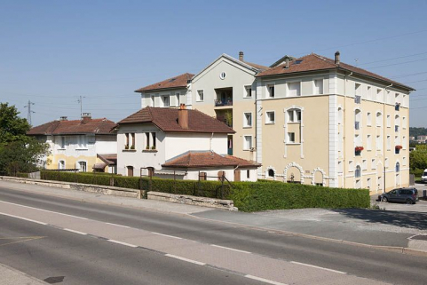 Vue d'ensemble depuis le sud-est. © Région Bourgogne-Franche-Comté, Inventaire du patrimoine