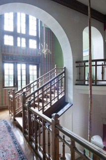 Cage d'escalier ajouré depuis l'entresol. © Région Bourgogne-Franche-Comté, Inventaire du patrimoine