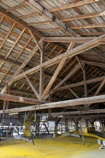 Entrepôt industriel. Charpente. © Région Bourgogne-Franche-Comté, Inventaire du patrimoine