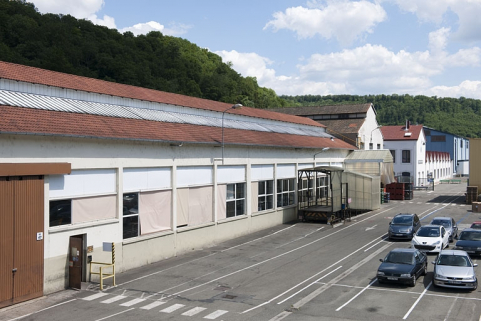 Magasin industriel. Façade ouest. © Région Bourgogne-Franche-Comté, Inventaire du patrimoine Magasin industriel. Façade ouest. © Région Bourgogne-Franche-Comté, Inventaire du patrimoine