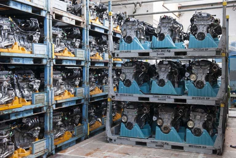 Magasin industriel. Stockage des moteurs. © Région Bourgogne-Franche-Comté, Inventaire du patrimoine Magasin industriel. Stockage des moteurs. © Région Bourgogne-Franche-Comté, Inventaire du patrimoine