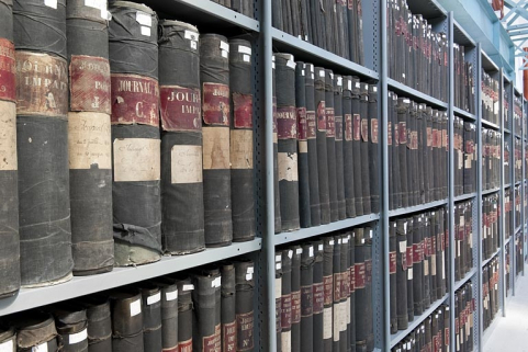 Centre d'archives. Détai des registres. © Région Bourgogne-Franche-Comté, Inventaire du patrimoine Centre d'archives. Détai des registres. © Région Bourgogne-Franche-Comté, Inventaire du patrimoine