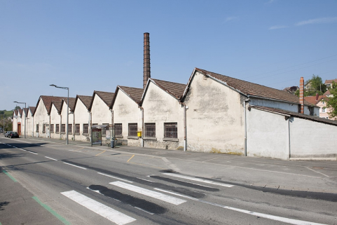 Atelier de laitonnerie. Vue d'ensemble depuis la rue. © Région Bourgogne-Franche-Comté, Inventaire du patrimoine