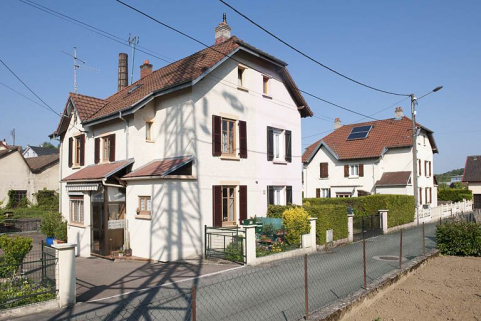Maisons jumelées. © Région Bourgogne-Franche-Comté, Inventaire du patrimoine