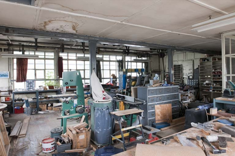 Vue intérieure de l'atelier. © Région Bourgogne-Franche-Comté, Inventaire du patrimoine