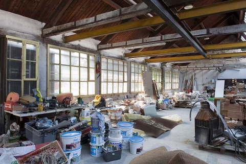 Vue intérieure de l'atelier de fabrication. © Région Bourgogne-Franche-Comté, Inventaire du patrimoine