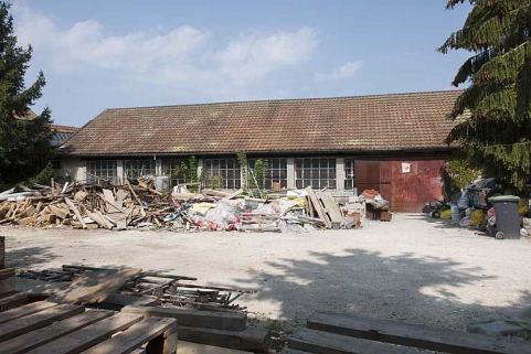 Façade sud de l'atelier de fabrication. © Région Bourgogne-Franche-Comté, Inventaire du patrimoine