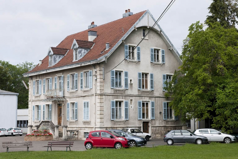 Logement patronal vu de trois quarts. © Région Bourgogne-Franche-Comté, Inventaire du patrimoine