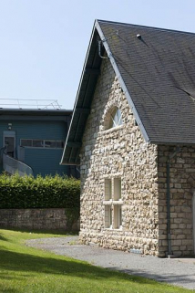 Conciergerie. Pignon sud de la façade postérieure. © Région Bourgogne-Franche-Comté, Inventaire du patrimoine