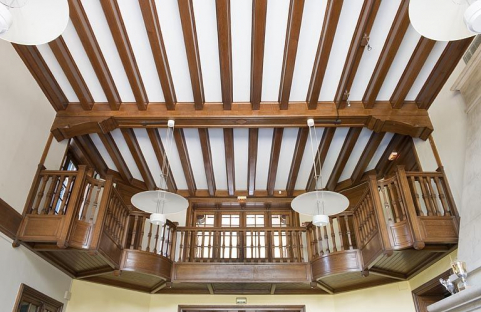 Mezzanine du salon. © Région Bourgogne-Franche-Comté, Inventaire du patrimoine