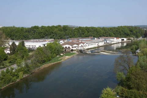 Vue plongeante depuis le sud-est. © Région Bourgogne-Franche-Comté, Inventaire du patrimoine