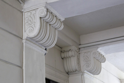 Passage cocher : détail d'une console. © Région Bourgogne-Franche-Comté, Inventaire du Patrimoine