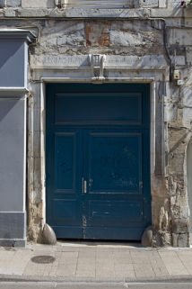 Logis principal, façade antérieure : détail du portail d'entrée. © Région Bourgogne-Franche-Comté, Inventaire du Patrimoine