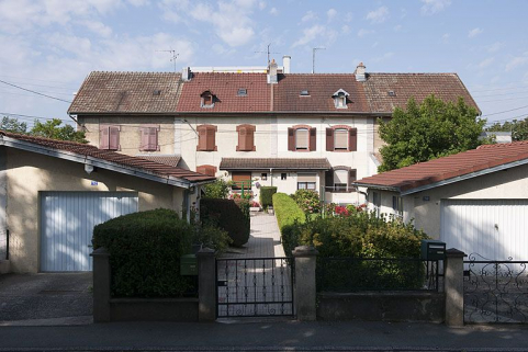 Façade ouest d'une habitation. © Région Bourgogne-Franche-Comté, Inventaire du patrimoine