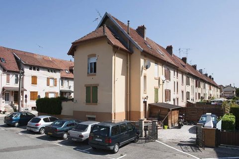 Immeuble rue de Flandres depuis le sud-ouest. © Région Bourgogne-Franche-Comté, Inventaire du patrimoine