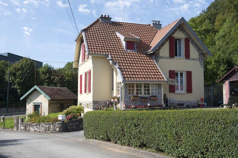 Maison jumelée. Façade est. © Région Bourgogne-Franche-Comté, Inventaire du patrimoine