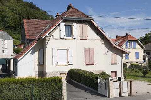 Maisons jumelées. © Région Bourgogne-Franche-Comté, Inventaire du patrimoine
