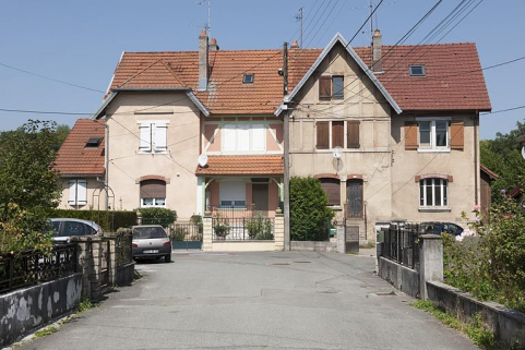 Habitations à quatre logements impasse des Mimosas. © Région Bourgogne-Franche-Comté, Inventaire du patrimoine