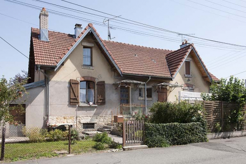 Maison jumelée. © Région Bourgogne-Franche-Comté, Inventaire du patrimoine