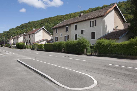 Alignement de maisons ouvrières rue des usines. © Région Bourgogne-Franche-Comté, Inventaire du patrimoine