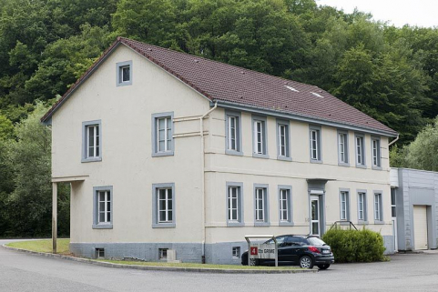Ancien bâtiment des bureaux. Façade nord. © Région Bourgogne-Franche-Comté, Inventaire du patrimoine