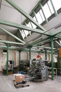 Atelier d'outillage. Détail de la charpente. © Région Bourgogne-Franche-Comté, Inventaire du patrimoine