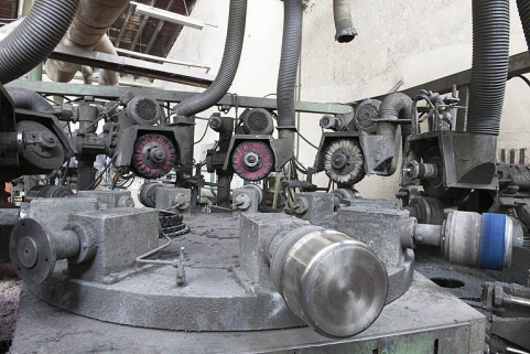 Carrousel de polissage. Vue rapprochée. © Région Bourgogne-Franche-Comté, Inventaire du patrimoine