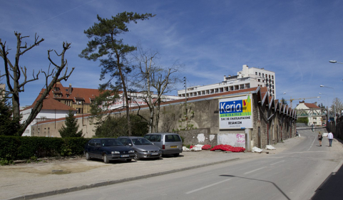 Atelier de fabrication boulevard Diderot : vue d'ensemble depuis le sud. © Région Bourgogne-Franche-Comté, Inventaire du patrimoine