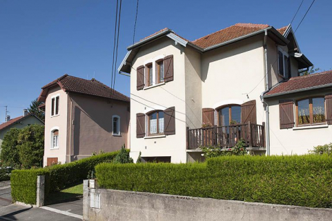 Maisons de cadres rue d'Echelotte. © Région Bourgogne-Franche-Comté, Inventaire du patrimoine