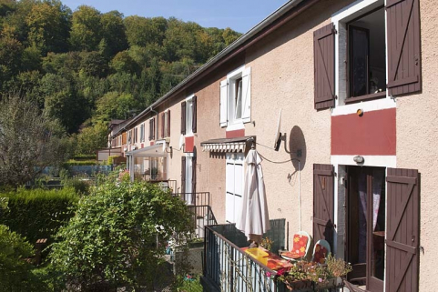Caserne K. Façade postérieure. © Région Bourgogne-Franche-Comté, Inventaire du patrimoine