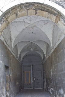 Logis secondaire : détail du passage cocher voûté d'arêtes. © Région Bourgogne-Franche-Comté, Inventaire du Patrimoine