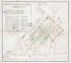 Plan géométrique des terrains pour l'emplacement de la caserne. © Région Bourgogne-Franche-Comté, Inventaire du patrimoine