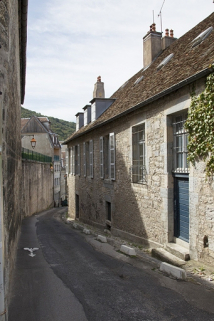Troisième logis secondaire, façade postérieure : de trois quarts droit. © Région Bourgogne-Franche-Comté, Inventaire du Patrimoine