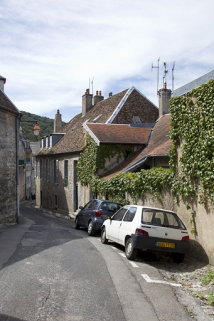 Troisième logis secondaire, façade postérieure : de trois quarts droit, vue éloignée. © Région Bourgogne-Franche-Comté, Inventaire du Patrimoine