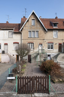 Cité du Maroc. Détail de la façade antérieure. © Région Bourgogne-Franche-Comté, Inventaire du patrimoine