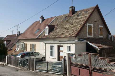 Maison jumelée rue d'Alsace. © Région Bourgogne-Franche-Comté, Inventaire du patrimoine