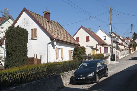 Rue de Belfort. Maisons côté impair. © Région Bourgogne-Franche-Comté, Inventaire du patrimoine Rue de Belfort. Maisons côté impair. © Région Bourgogne-Franche-Comté, Inventaire du patrimoine