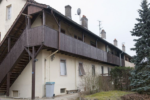 Immeuble (12 logements ?). Façade postérieure. © Région Bourgogne-Franche-Comté, Inventaire du patrimoine Immeuble (12 logements ?). Façade postérieure. © Région Bourgogne-Franche-Comté, Inventaire du patrimoine