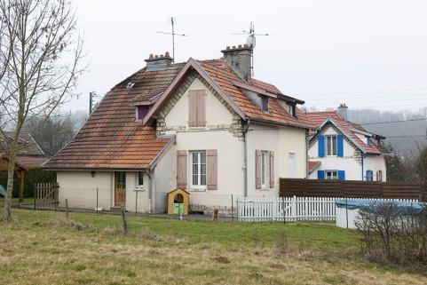 Maisons jumelées. © Région Bourgogne-Franche-Comté, Inventaire du patrimoine