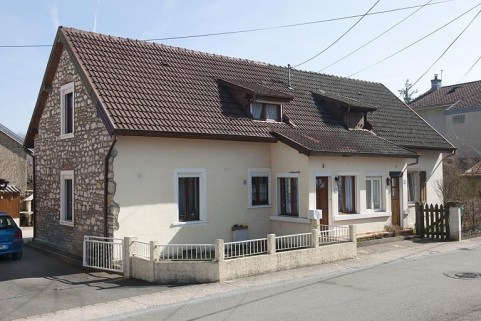 Maison jumelée. © Région Bourgogne-Franche-Comté, Inventaire du patrimoine