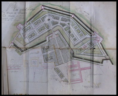 Plan d'aménagement du parc de Chamard. © Région Bourgogne-Franche-Comté, Inventaire du Patrimoine