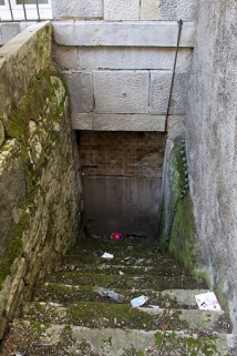 Détail de l'entrée de cave du deuxième logis secondaire. © Région Bourgogne-Franche-Comté, Inventaire du Patrimoine