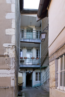 Logis principal : vue de la façade postérieure. © Région Bourgogne-Franche-Comté, Inventaire du Patrimoine